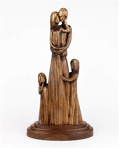 Parents and Children Statue Family with Two Daughters Woman | Etsy ...
