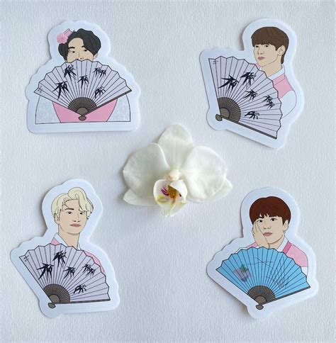 Ateez Stickers Kpop Sticker Pack Atiny Ateez Merch Sticker Etsy