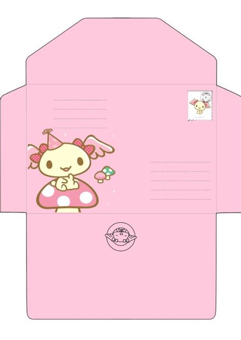 Sobre De Azuki Cinnamorroll Sanrio En 2022 Sobre De Carta Plantilla