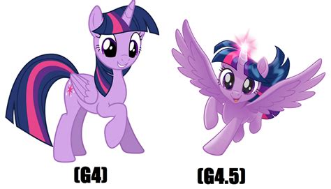 (G4) Twilight Sparkle And (G4.5) Twilight Sparkle by hannah731 on DeviantArt