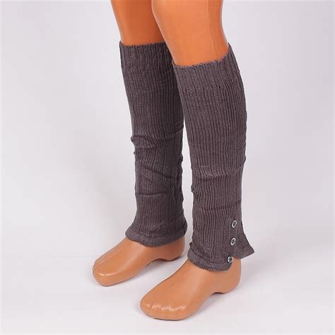 Сиви дамски плетени калци с копчета | Leg warmers, Fashion, Warmers