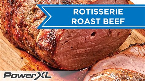 Rotisserie Roast Beef RECIPE PowerXL Air Fryer Pro Book Recipes YouTube