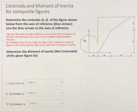 Solved Centroids And Moment Of Inertia For Composite Figures Chegg