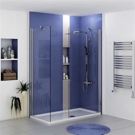 Marbella 8mm Walk In Shower Enclosure With Shower Tray 1700 X 700mm