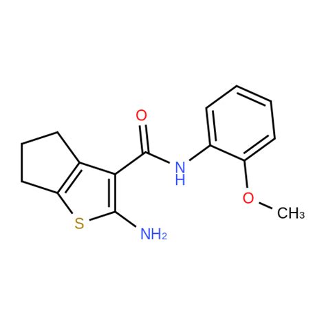 330188 63 1 2 Amino N 2 Methoxyphenyl 5 6 Dihydro 4H Cyclopenta B