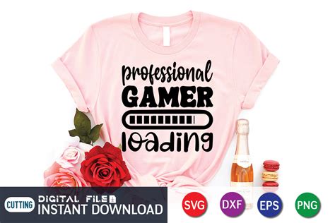 Professional Gamer Loading Svg Graphic By Funnysvgcrafts Creative Fabrica