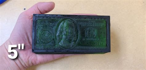 100 Dollar Bill Plastic Mold Or Silicone Mold Bath Bomb Mold Etsy