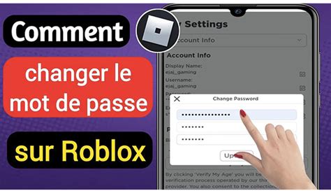 Comment changer son mot de passe Roblox Le Guide à Suivre