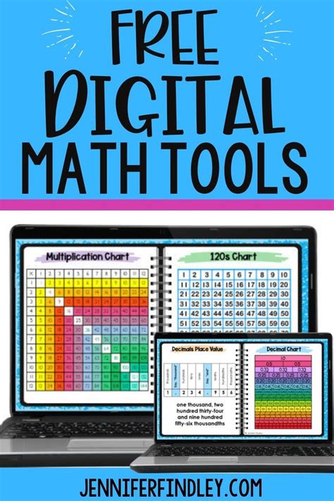 Digital Math Tools Free Teaching With Jennifer Findley Math Tools