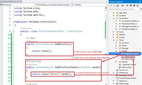 Kode Dot Net Asp Net Mvc Part Membuat Formulir