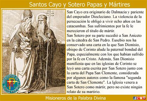 Misioneros De La Palabra Divina SANTORAL