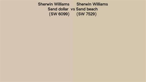 Sherwin Williams Sand Dollar Vs Sand Beach Side By Side Comparison