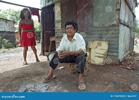 Couple Living in Poverty in Paraguayan Slum Editorial Stock Photo - Image of life, america ...