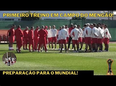 FLAMENGO REALIZA PRIMEIRO TREINO EM CAMPO RUMO AO BI MUNDIAL Flamengo