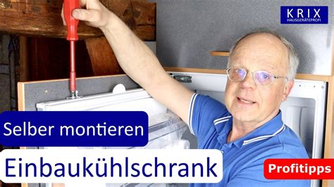 Kühlschrank einbauen einfache Schritt für Schritt Anleitung inkl