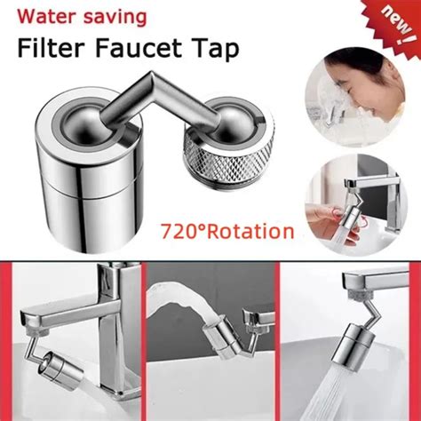 Tap Aerator 720 Rotation Universal Splash Proof Water Saving Faucet