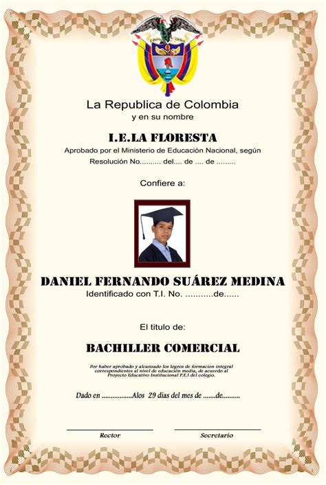 Diplomas Y Mosaicos Escolares DiseÑos Grado Quinto Y Bachillerato