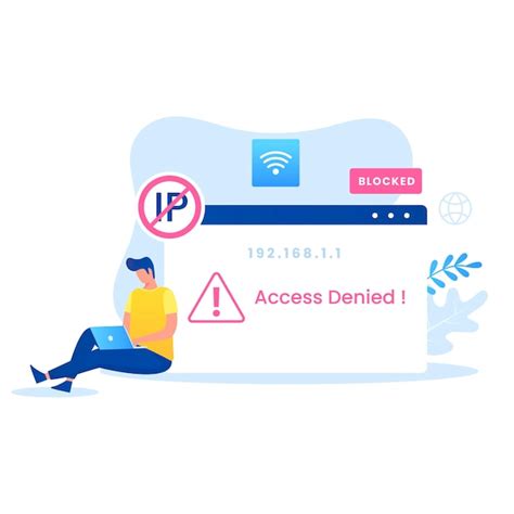 Concept De Vecteur D Adresse Ip Illustration Vecteur Premium