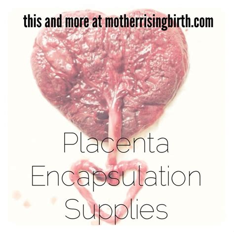 Placenta Encapsulation Supplies | Mother Rising