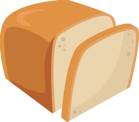 Slice of bread,illustration,vector on white background 13705074 Vector ...