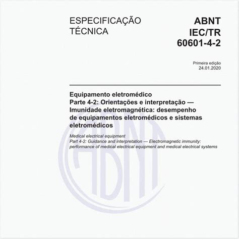 Abnt Iec Tr Abnt Iec Tr Equipamento Eletrom Dico