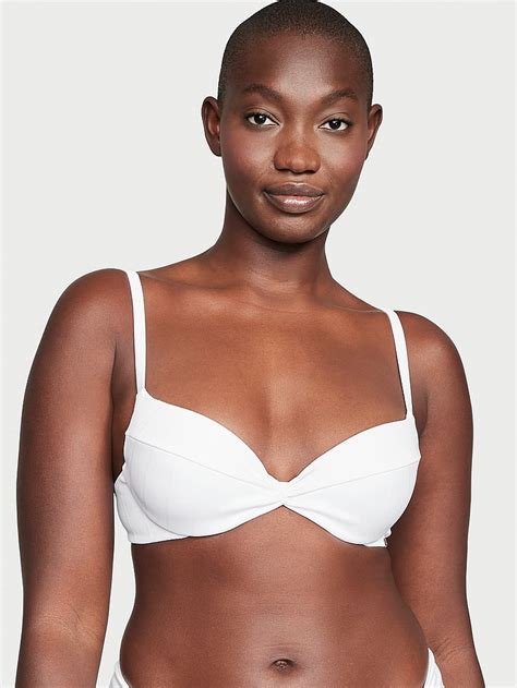 Buy Mix And Match Twist Removable Push Up Bikini Top Order Undefined Online Victoria S