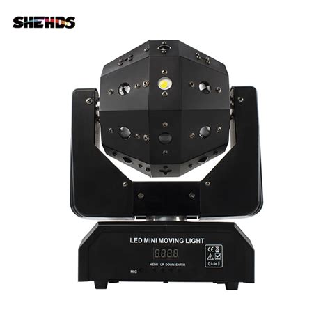 SHEHDS Luz De Doble Brazo Con Cabezal M Vil Foco De 16x3W DMX512 Para