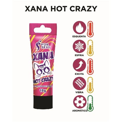 Gel Excitante Feminino Xaxa Hot Crazy 18G For Sexy Sex Shop Shopee Brasil