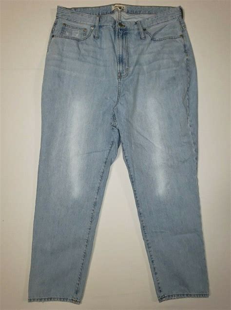 Madewell Womens Skinny Jeans Size 34 Curvy Perfect Vintage Light Wash