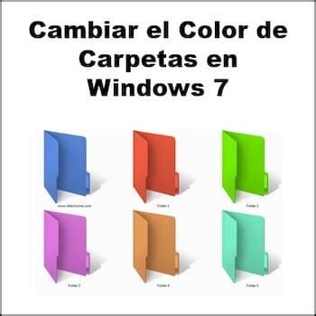 Come Cambiare Il Colore Delle Cartelle In Windows