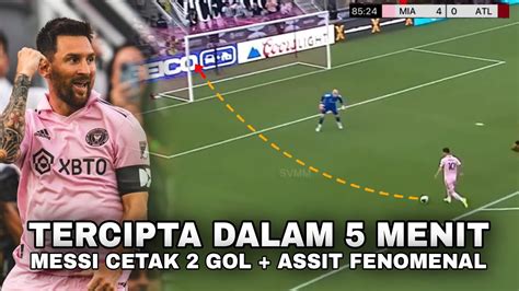 Buat Geger Dunia Messi Kembali Cetak Gol Assist Fenomenal Saat