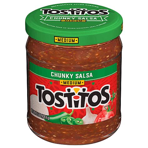 Tostitos Salsa Chunky Medium Snacks Chips Dips Foodtown