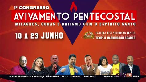 ABERTURA 1º CONGRESSO AVIVAMENTO PENTECOSTAL YouTube