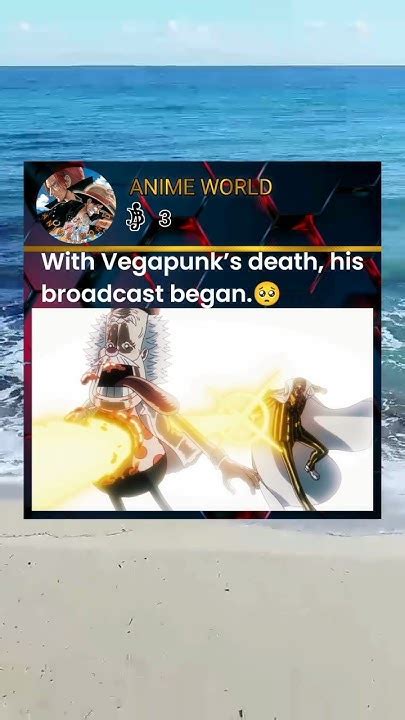 Vegapank die and start broadcast #onepiece #anime #egghead #vegapunk ...