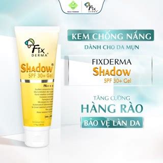 Kem Chống Nắng Cho Da Dầu Mụn FIXDERMA Shadow SPF 30 Gel Mỏng Nhẹ