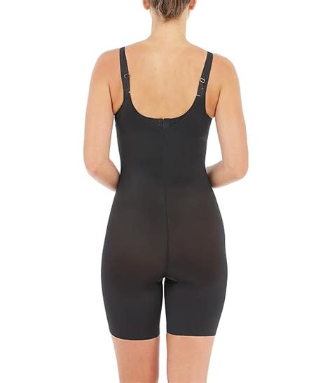 Spanx Slimmer Shine Open Bust Mid Thigh Body Free Shipping