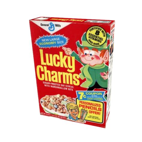 Second Life Marketplace Lucky Charms Cereal Box 1li Decor