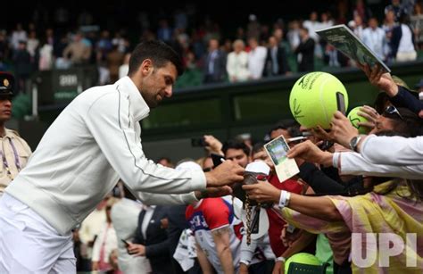 Photo Novak Djokovic Vs Pedro Cachin At Wimbledon Lon