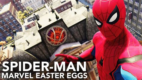 Spider Man PS4 Marvel Universe Easter Egg Locations YouTube