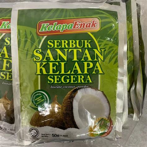 KELAPA ENAK SERBUK SANTAN KELAPA SEGERA INSTANT COCONUT POWDER 50G