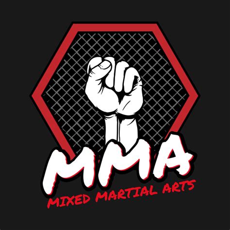 MMA Mixed Martial Arts Logo For Martial Arts - Mixed Martial Arts - T ...