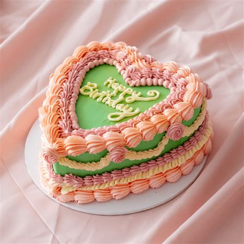 Vintage Heart Cake Collection Order Now Ruwis Cakes