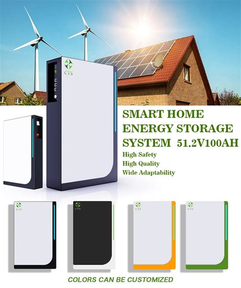 Lifepo4 Lithium Ion Batteries 5kwh 48v 100ah Wall Mounted Energy Storage