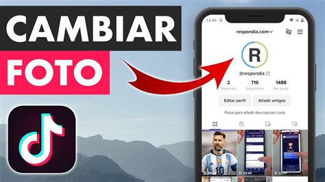 C Mo Cambiar Tu Foto De Tiktok R Pidamente Youtube