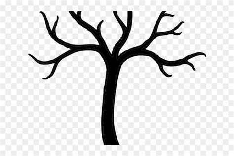 Bare Tree Template Tree Without Leaves Clipart Free Transparent Png