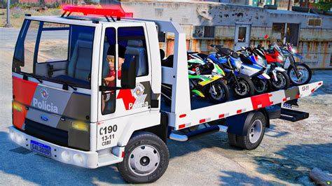 USEI O GUINCHO DA POLICIA PRA RESGATAR MOTOS NA ESCOLA ABANDONADA GTA