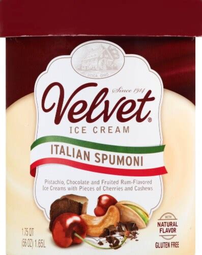 Velvet Natural Spumoni Ice Cream 56 Fl Oz Frys Food Stores