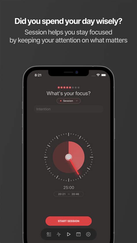 Session Pomodoro Focus Timer Iphone
