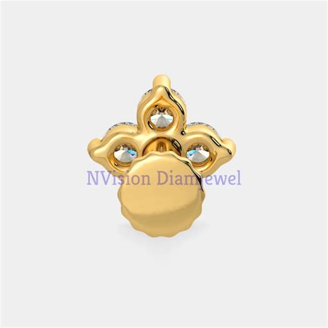 Real Diamonds Round Diamond Nose Pin Weight 1 50 Gram At Rs 15000 In