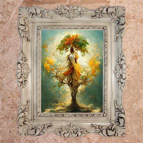 Magical Fantasy Female Tree Of Life Mother Nature Terra Gaia Goddess